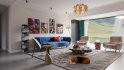 Modern living room and dining room interior scene - Thumbnail 4