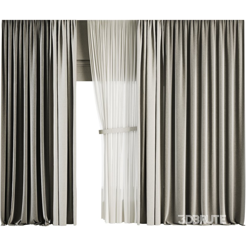 Silk and Cotton Curtain 042 Image 1