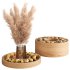 Figs and walnuts serving dish set with pampas - Thumbnail 2