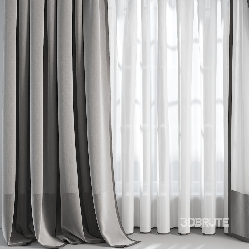 Silk and Cotton Curtain 07 Image 4