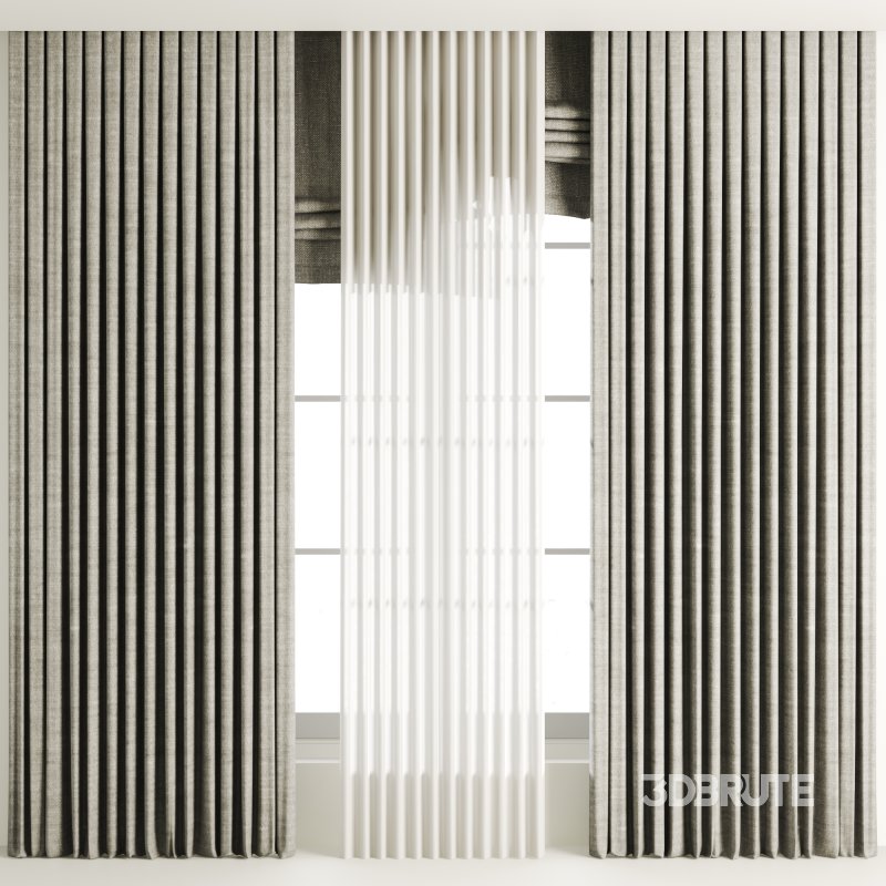 Silk and Cotton Curtain 032 Image 1