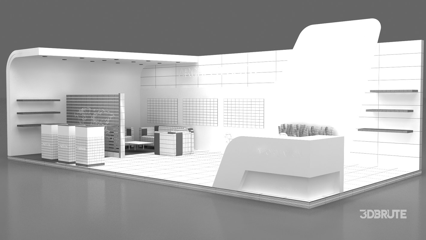 3d exhibition booth stand Image 9