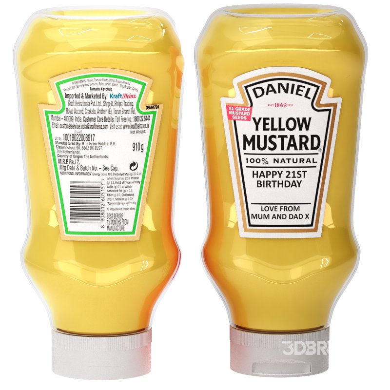 heinz tomato ketchup and yellow mustard Image 5