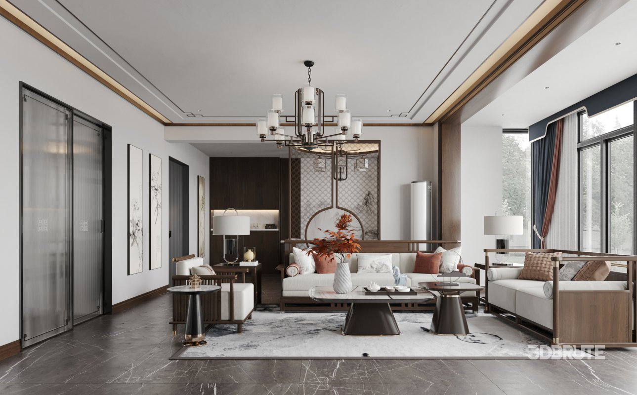 Chinese Living Room Dining Room Image 5