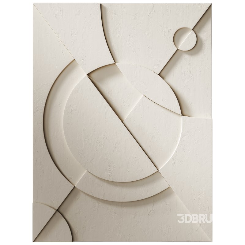 Decorative panel 3D ART RELIEF 04 Image 1