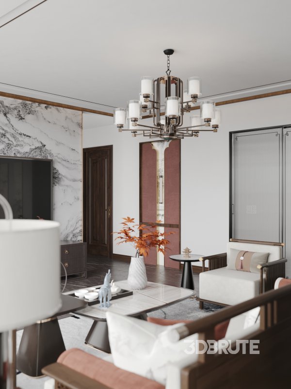 Chinese Living Room Dining Room Image 2