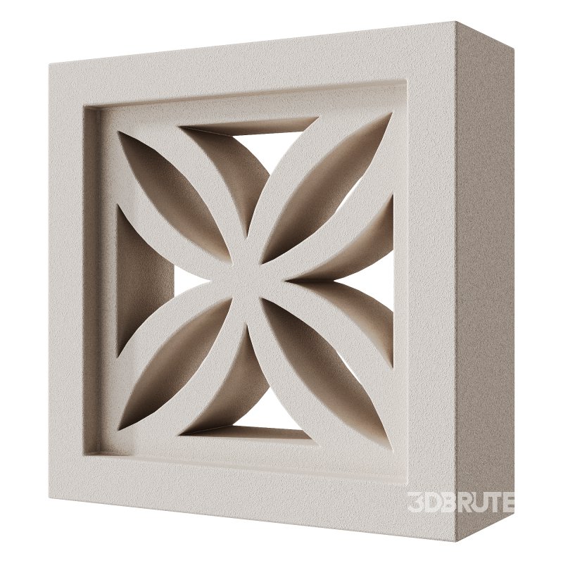 Modular Wall 21 Clover White by Tesselle Image 2