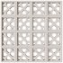 Modular Wall 12 Crossing White by Tesselle - Thumbnail 1