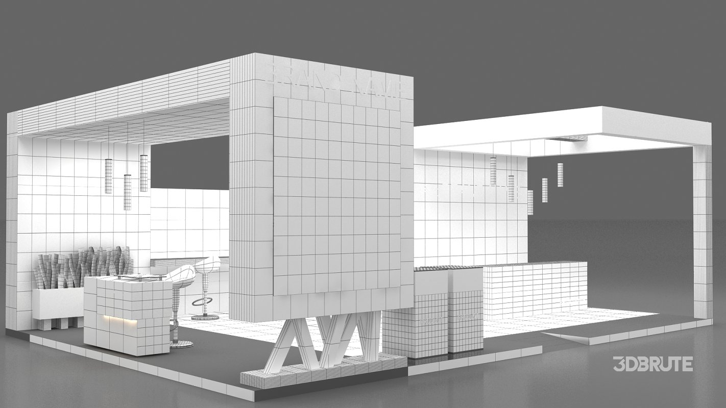 3d model exh booth Image 10