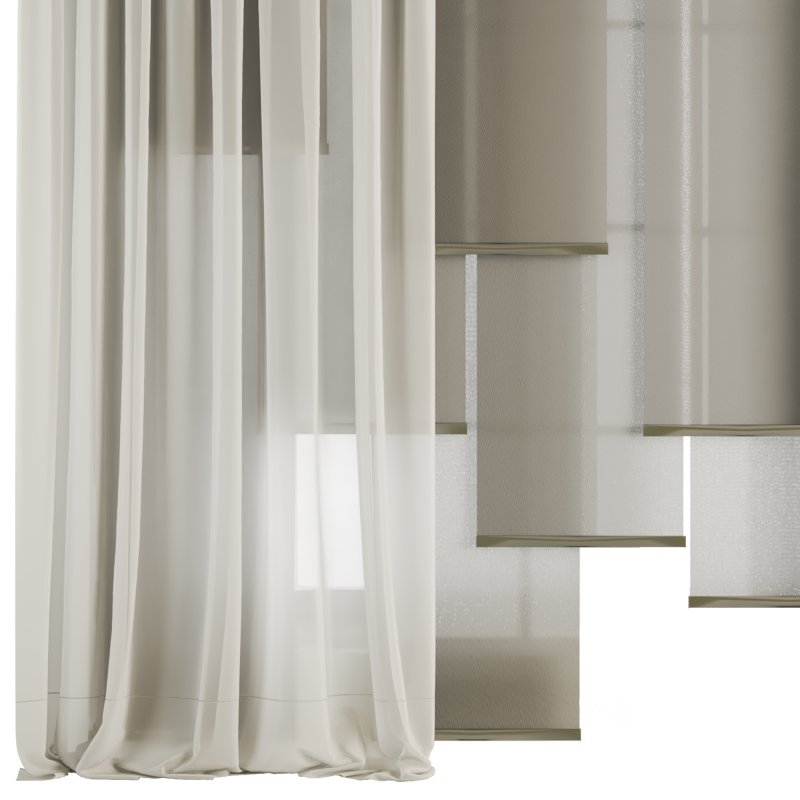 Silk and Cotton Curtain 052 Image 3