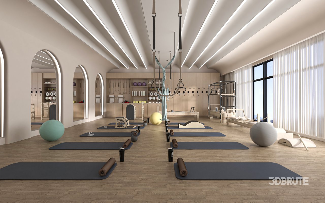 Modern yoga studio Image 1
