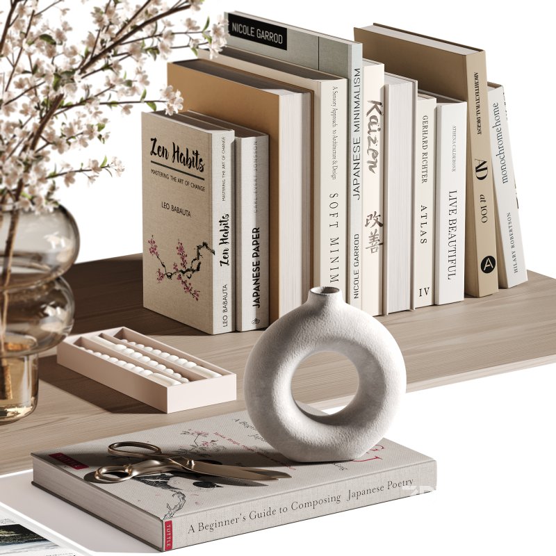 Blossom Harmony Decorative Tabletop Scene Image 2