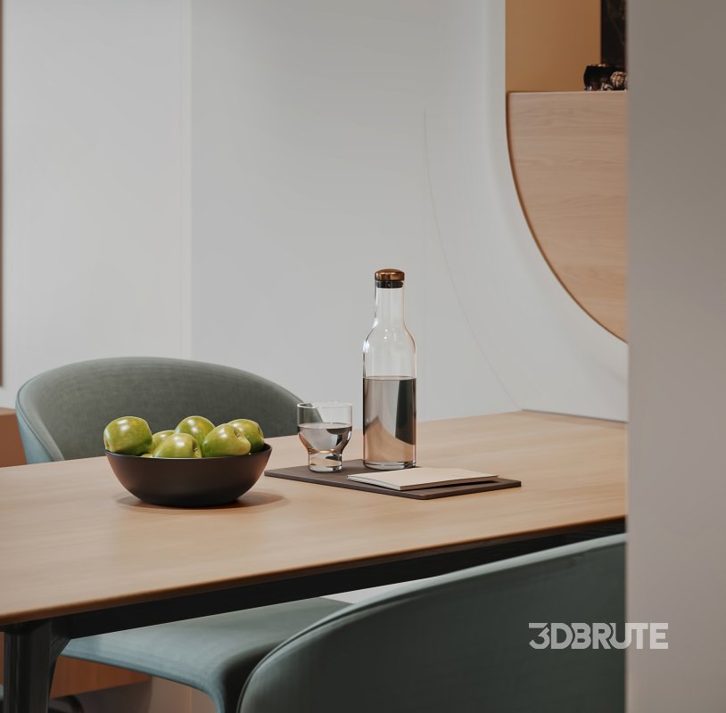 Modern living and dining room kitchen Image 7