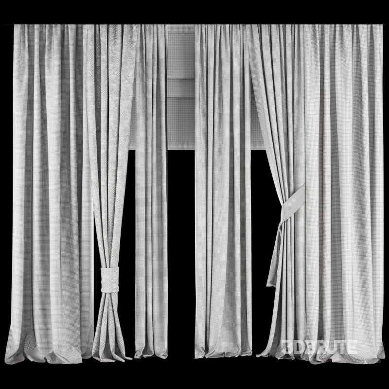 Silk and Cotton Curtain Set 71 Image 5