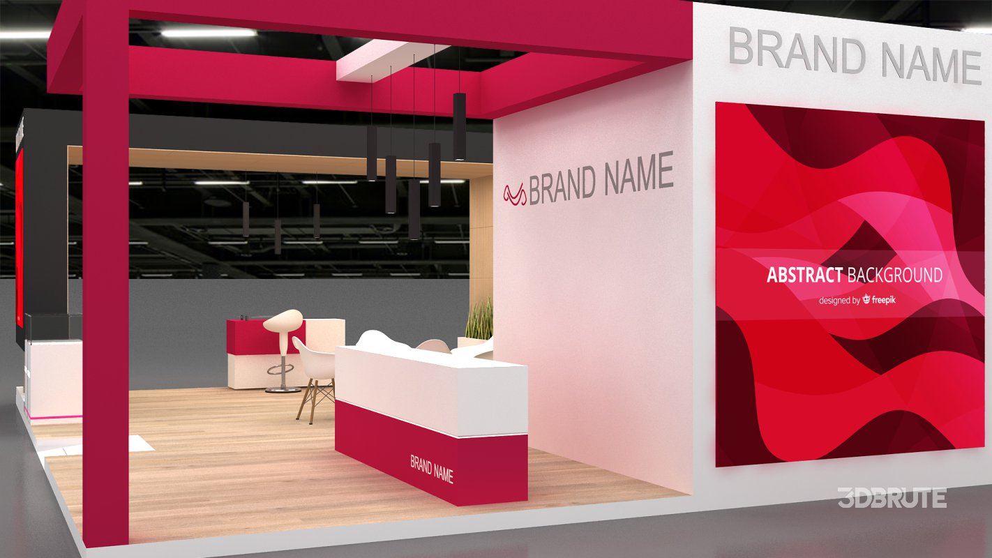 3d model exh booth Image 4