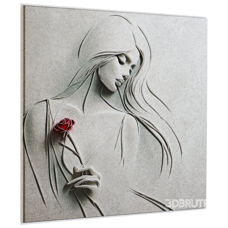 3D Art Relief Image 1