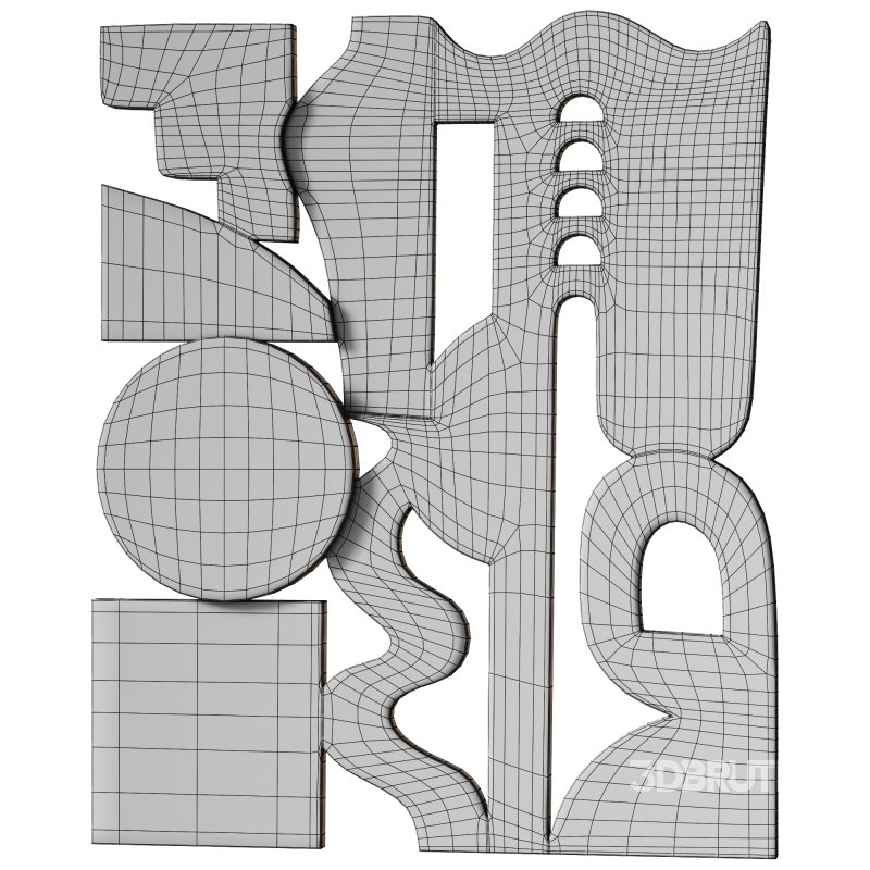 Decorative panel 3D ART RELIEF 12 Image 3
