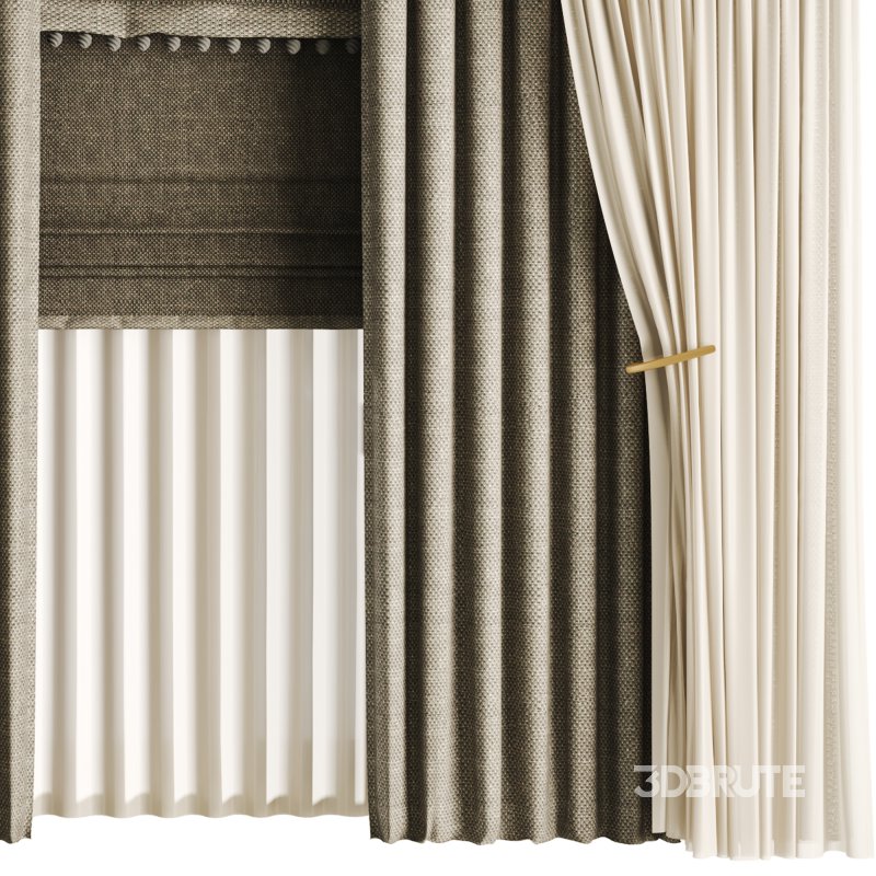 Silk and Cotton Curtain 040 Image 3