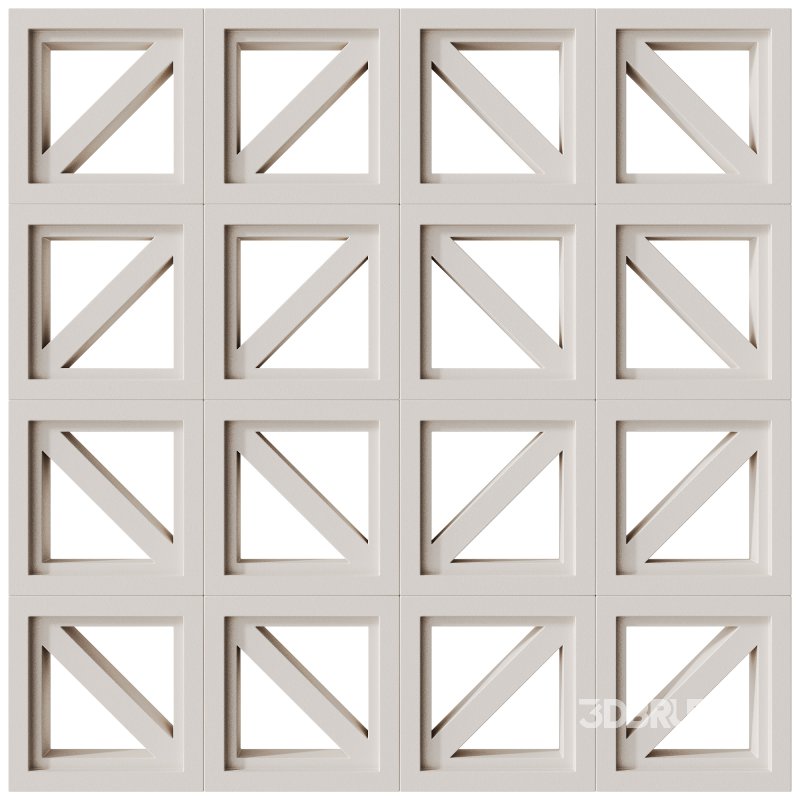 Modular Wall 10 Traverse White by Tesselle Image 1