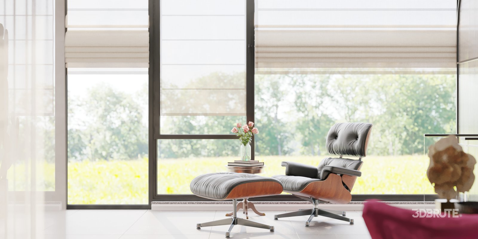 Luxurious living room and dining room Image 9