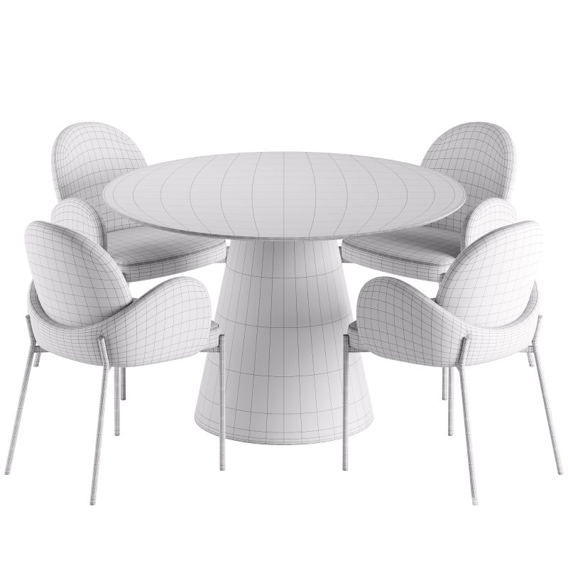 Macy Dining Chair and Lori Table Image 7