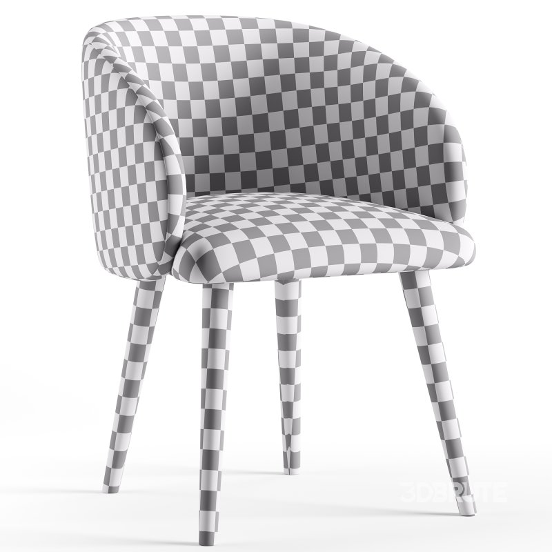 Rosa Fabric Dining Chair Image 6