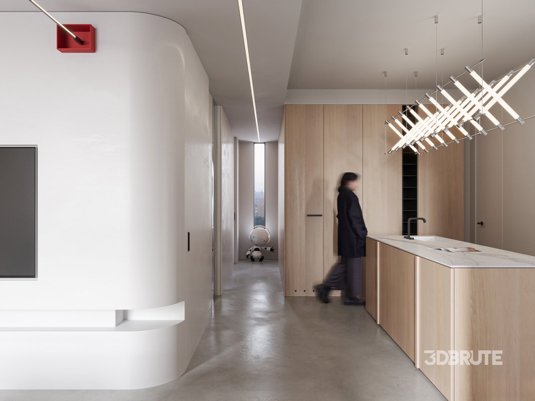 Modern living room dining room Image 3