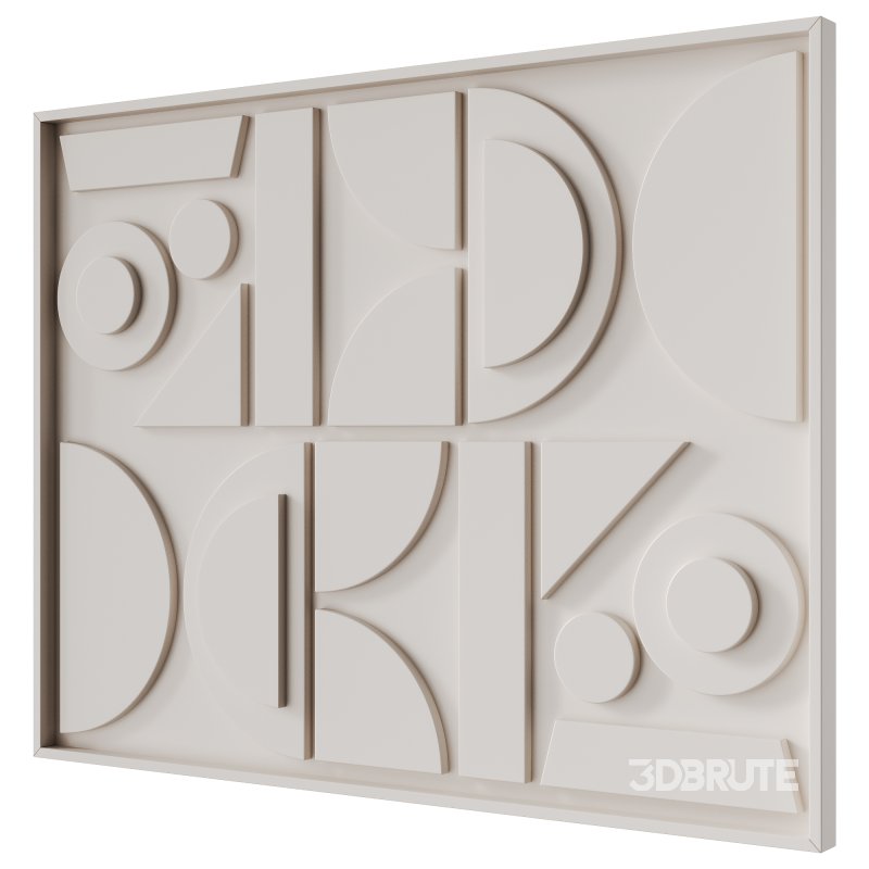 Decorative panel 3D ART RELIEF 02 Image 5