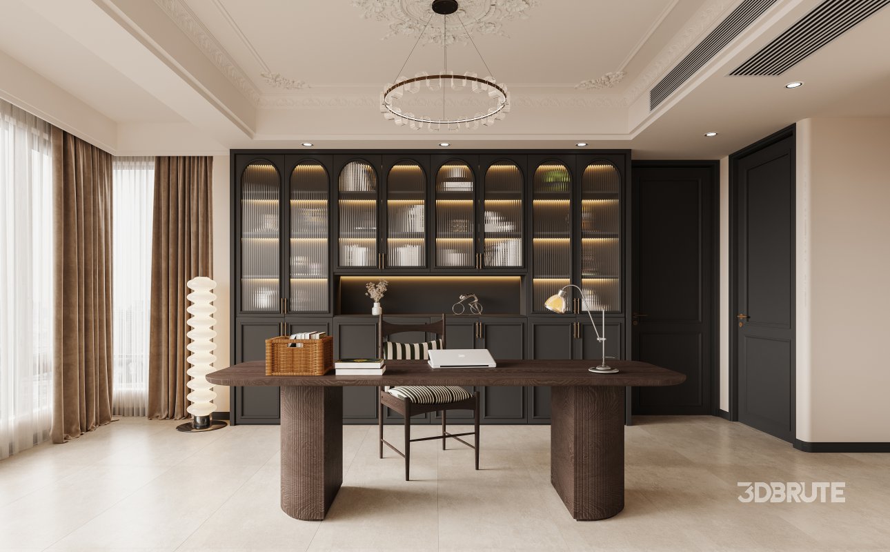 Luxurious living room and dining room Image 5