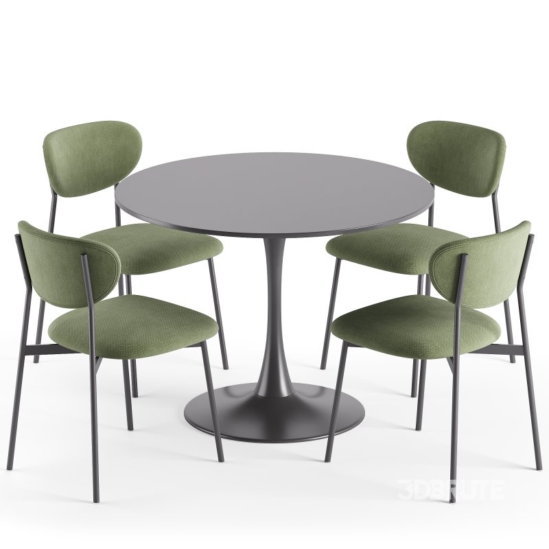 Evan Chair and Tulip Table Image 7