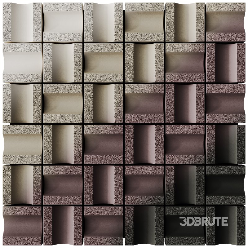 3d panels NEBEL by Nagoya Mosaic-Tile Image 1