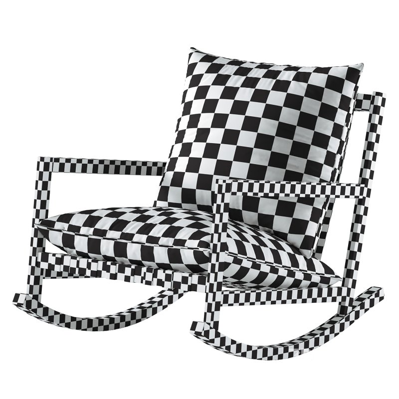 Aiken Outdoor Rocking Chair Image 5