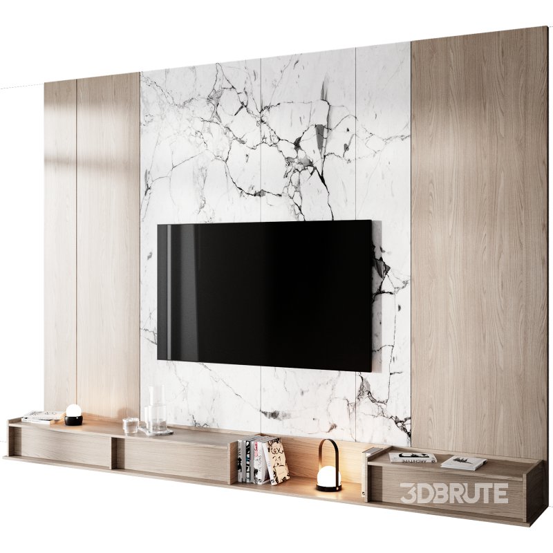 tv wall set 07 Image 3