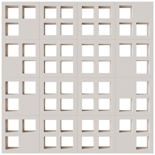 Modular Wall 26 Set by Tesselle