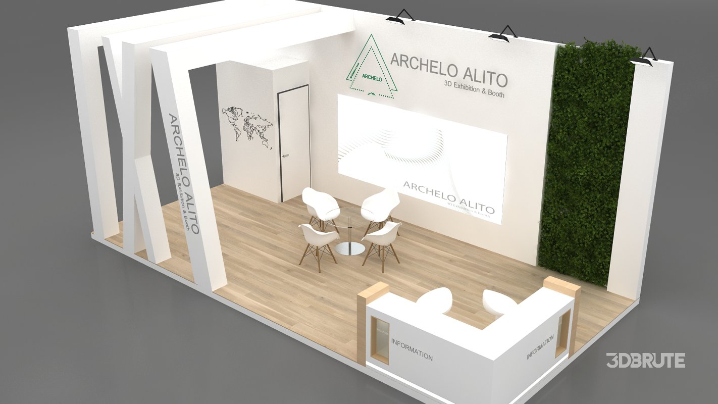 3d exhibition booth stand tradeshow Image 6