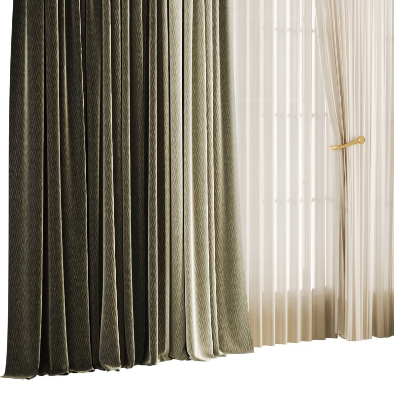 Silk and Cotton Curtain 033 Image 1