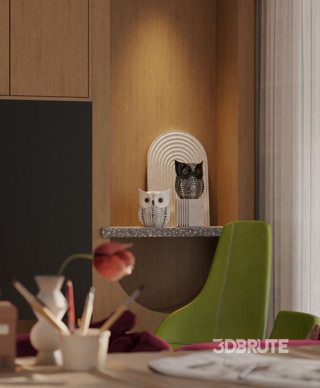 Luxurious living room and dining room Image 10