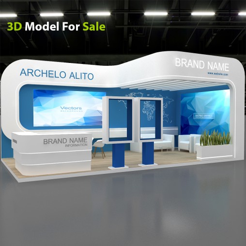3d exhibition model