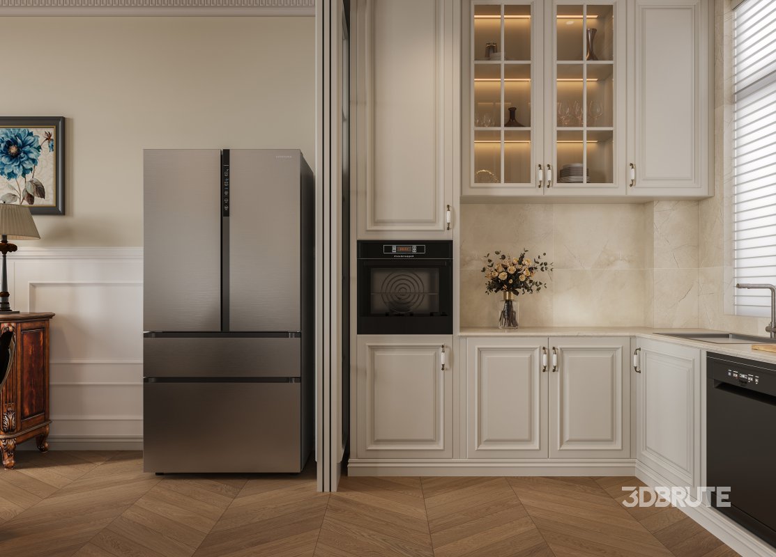 Luxurious classic living room and dining room Image 2