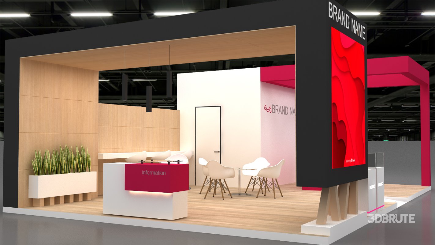 3d model exh booth Image 2