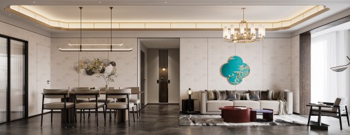 Chinese Living Room Dining Room