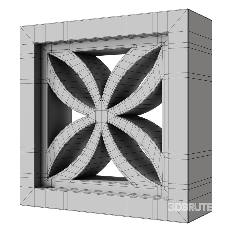 Modular Wall 21 Clover White by Tesselle Image 3