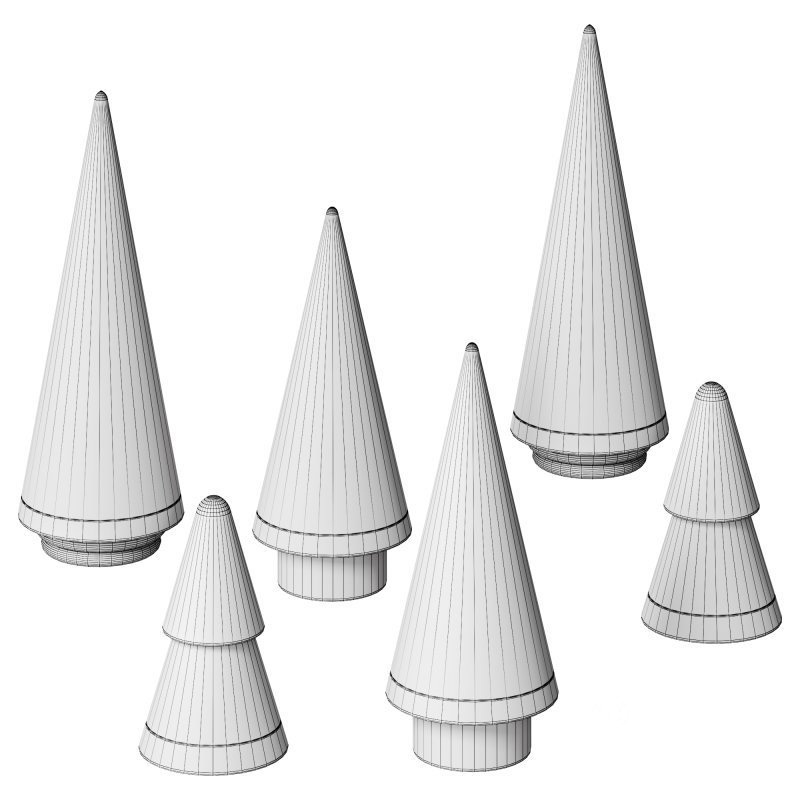 Christmas Tree Inspired Ornament Sculptures by Evoke The Christmas Cheer Image 4