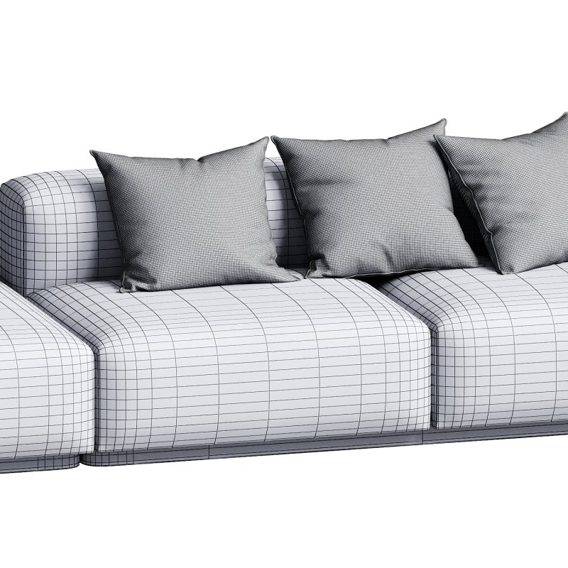 Soft Modular Sofa Linear set Image 7