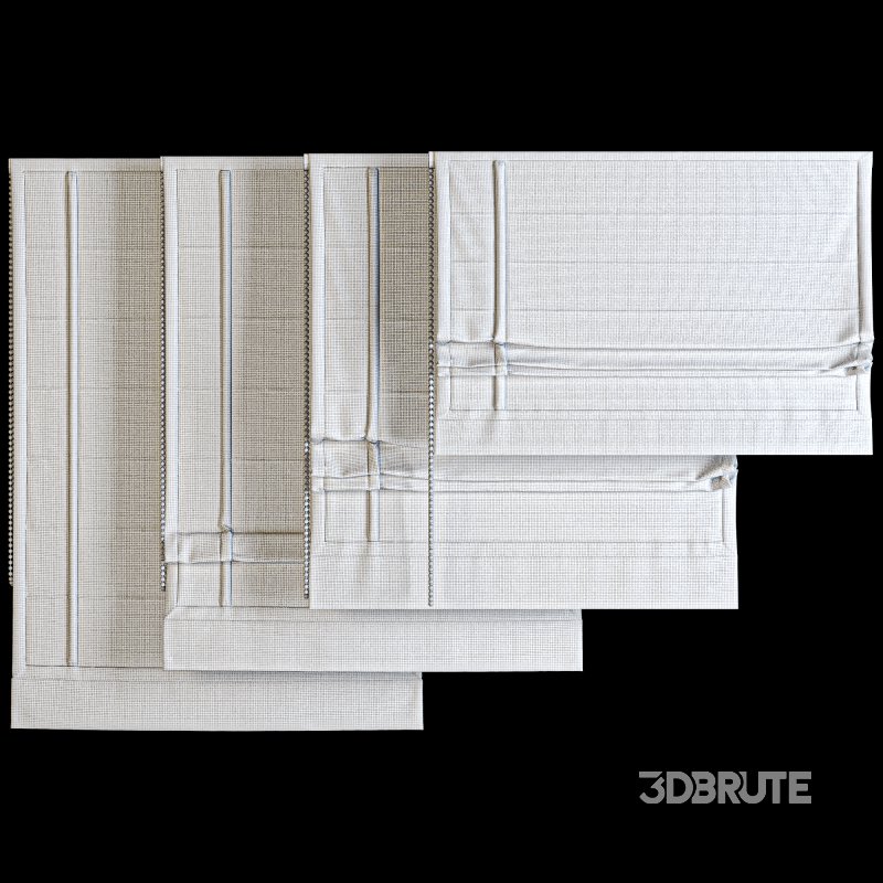 Roman Blinds Curtain Set 25 Image 7