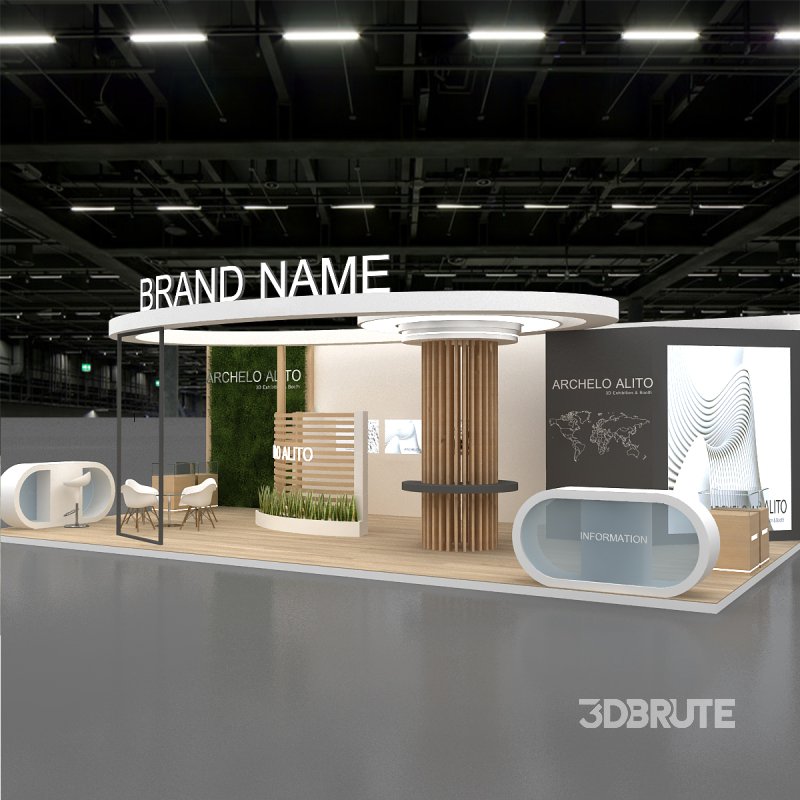 3d exhibition booth stand tradeshow Image 8
