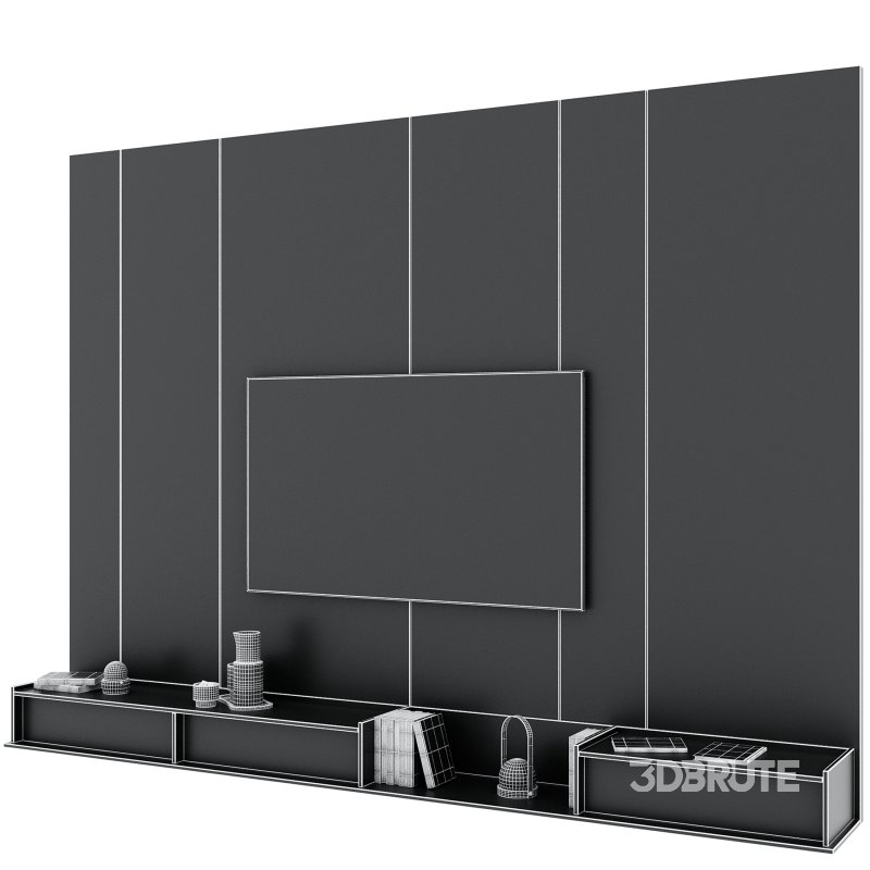 tv wall set 07 Image 1
