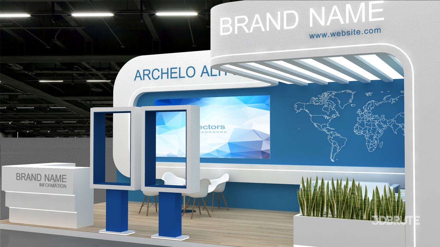 3d exhibition model Image 4