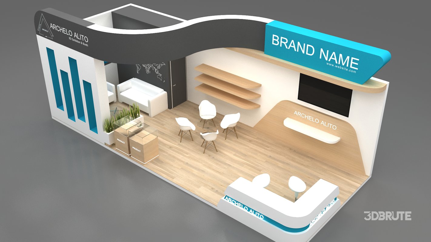 booth 3d modular exhibition Image 7