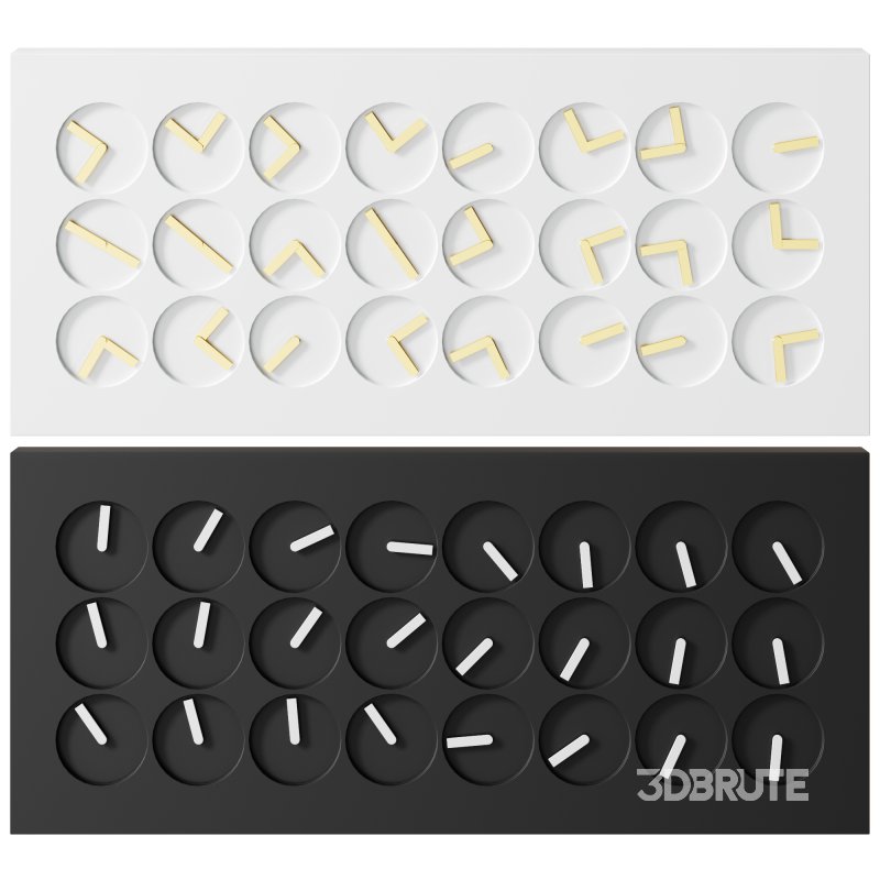 Wall Clock Clockclock 24 by Humans since 1982 Image 1